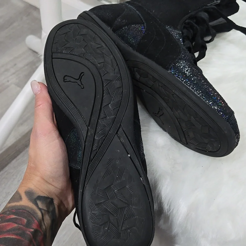 Puma Black Shoes boxing wrestling - Picture 3 of 5